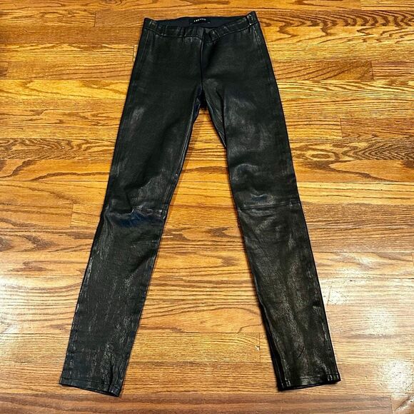 J Brand 100% Lamb Leather Pullon Pants - Picture 2 of 6